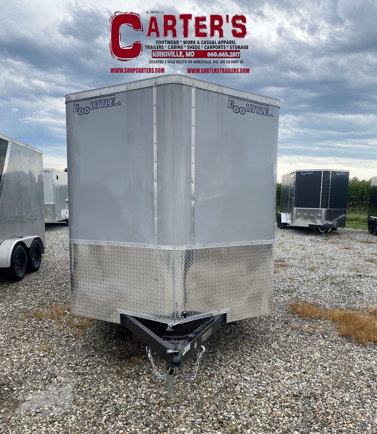 74599 *NEW* 2026 DOOLITTLE 7&#39; X 16&#39; T/A CARGO TRAILER W/ REAR RAMP DOOR &amp; SIDE DOOR! *INCLUDES 5 YEAR FRAME WARRANTY!*