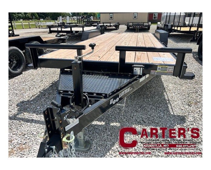 74710 *NEW* 2026 DOOLITTLE 84&quot; X 18&#39; + 2&#39; DOVE XTREME 7,000 GVWR EQUIPMENT TRAILER W/ 5&#39; SELF-STORE RAMPS &amp; LOCKABLE TOOLBOX BUILT INTO TONGUE!
