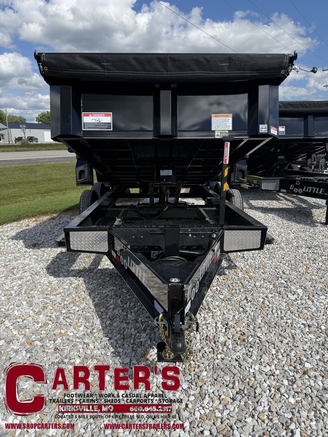 74704 *NEW* 2026 DOOLITTLE 82&quot; X 14&#39; SCISSOR LIFT MASTER DUMP TRAILER - 14,000 GVWR W/ TARP KIT, 6&#39; SELF-STORE RAMPS, &amp; WIRELESS REMOTE!