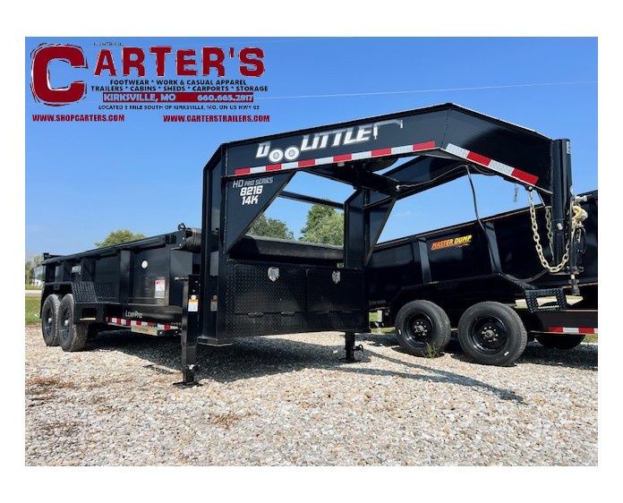 74780 *NEW* 2026 DOOLITTLE 82" X 16' 14,000 GVWR GOOSENECK SCISSOR LIFT MASTER DUMP TRAILER *INCLUDES 5 YEAR FRAME WARRANTY!*