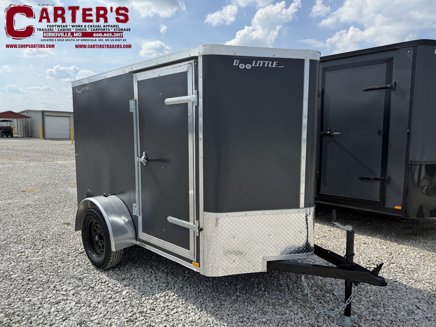 75007 *NEW* 2026 DOOLITTLE 5&#39; X 8&#39; S/A CARGO W/ REAR RAMP DOOR, SIDE DOOR, &amp; 6&quot; ADDITIONAL HEIGHT! ~ INCLUDES 5 YEAR FRAME WARRANTY!~