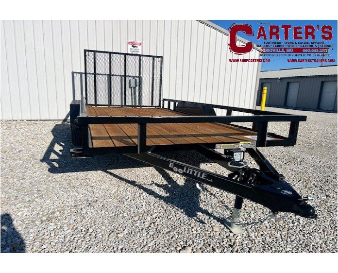 75085 *NEW* 2026 DOOLITTLE 84" X 16' T/A TUBE-TOP UTILITY TRAILER W/ 5' SPRING-ASSISTED RAMP GATE!  *INCLUDES 5 YEAR FRAME WARRANTY!*