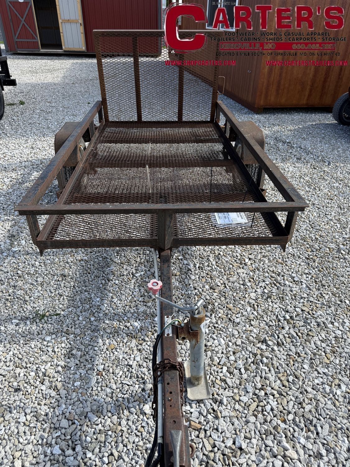 535MO ~*PRE-OWNED*~ 2010 HOMEMADE 4&#39; X 8&#39; S/A UTILITY TRAILER