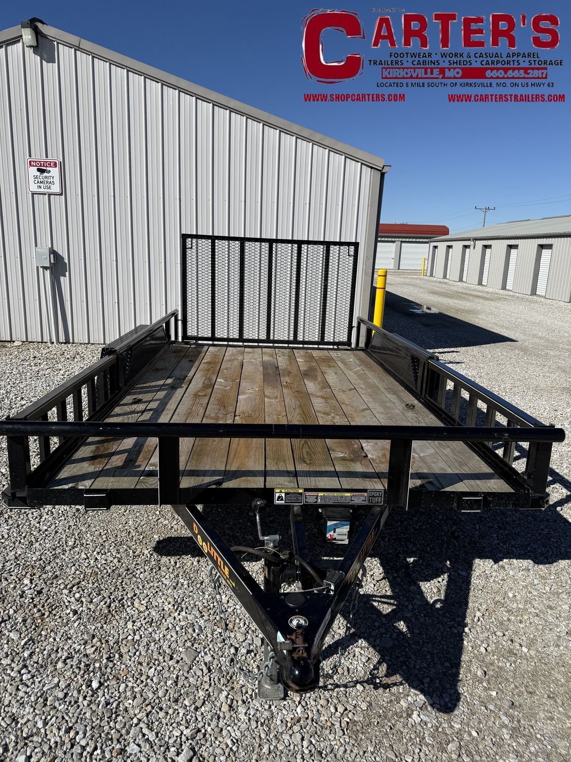 55586 ~*PRE-OWNED*~ 2022 DOOLITTLE 84&quot; X 12&#39; + 2&#39; DOVE (14&#39; TOTAL BED LENGTH) T/A 7,000 GVWR PIPE RAIL UTILITY TRAILER W/ 5&#39; SIDE LOAD ATV RAMPS &amp; 4&#39; SPRING ASSISTED RAMP GATE!