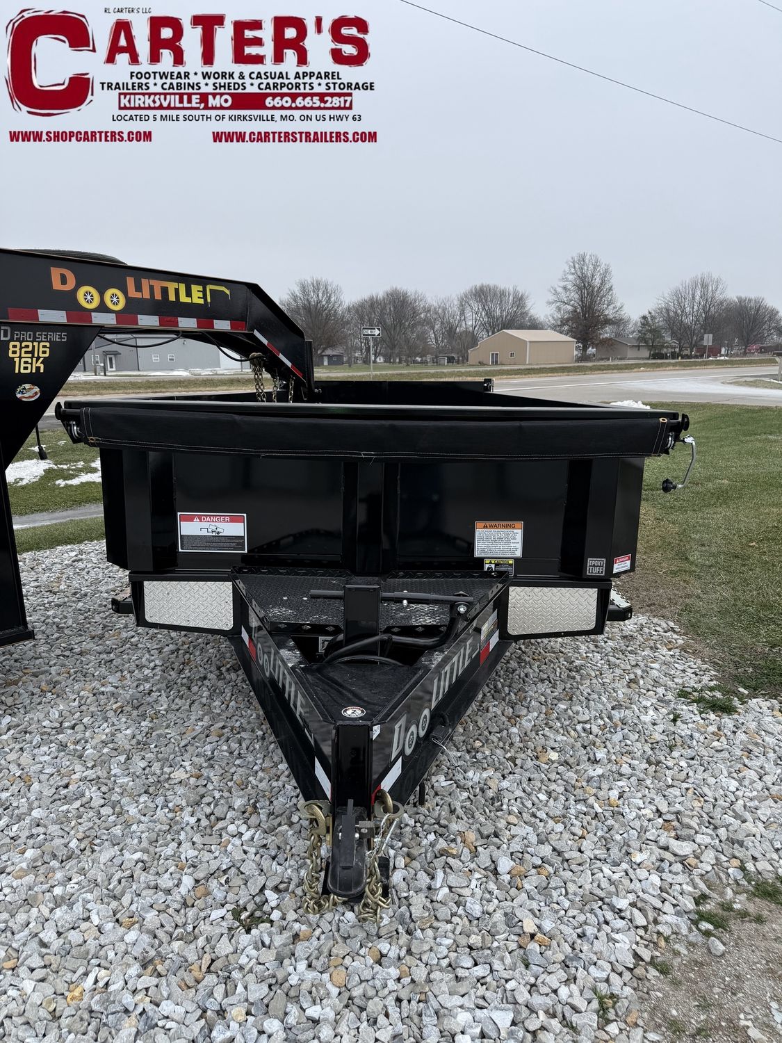 75745 *NEW* 2026 DOOLITTLE 82" X 16' T/A 14,000 GVWR SCISSOR LIFT MASTER DUMP TRAILER