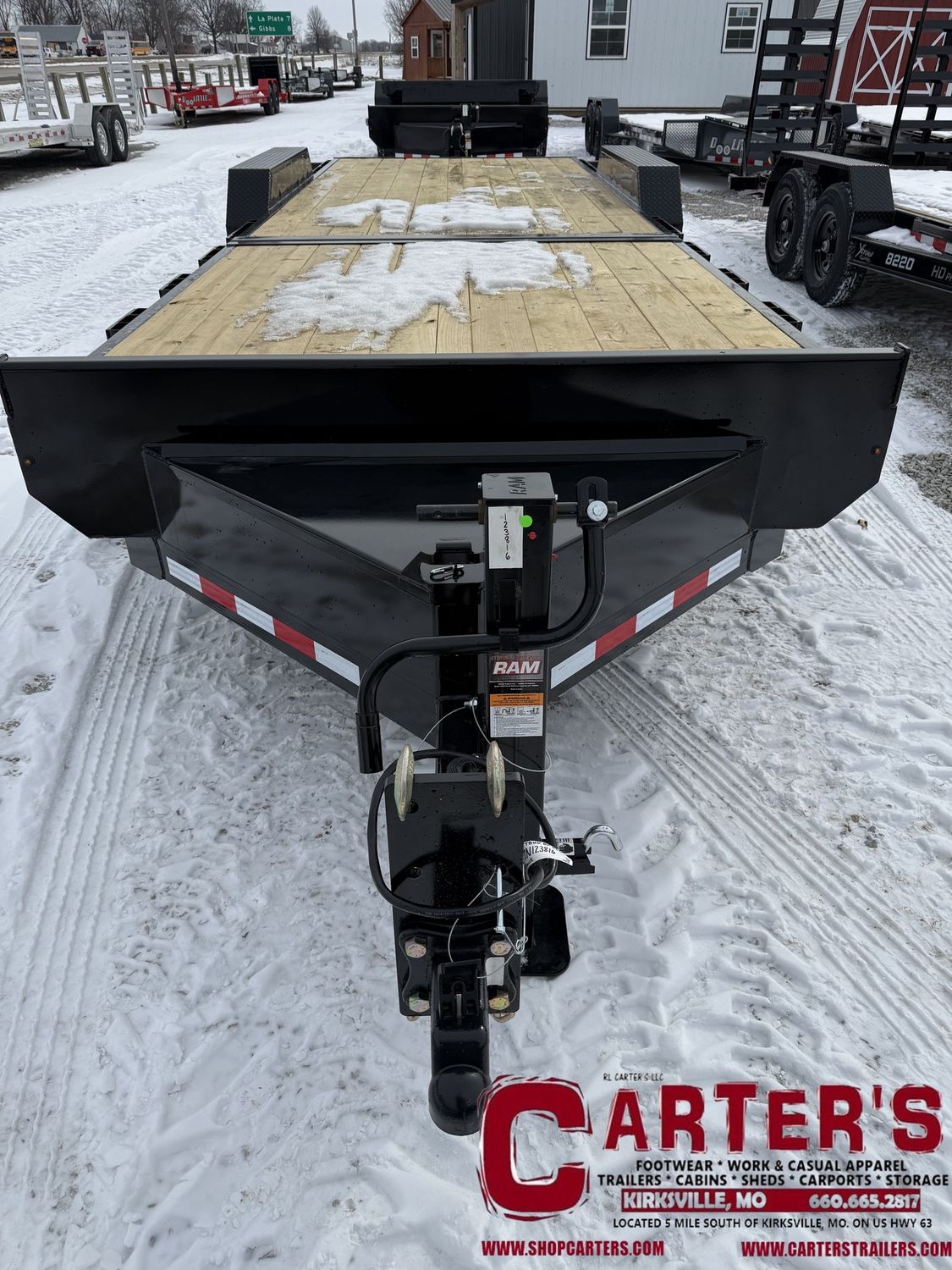 23816 *NEW* 2026 MIDSOTA 83" X 16' TILT + 8' STATIONARY T/A TBHD SERIES 22,000 GVWR EQUIPMENT TRAILER *INCLUDES 5-YEAR MANUFACTURER'S FRAME WARRANTY!*