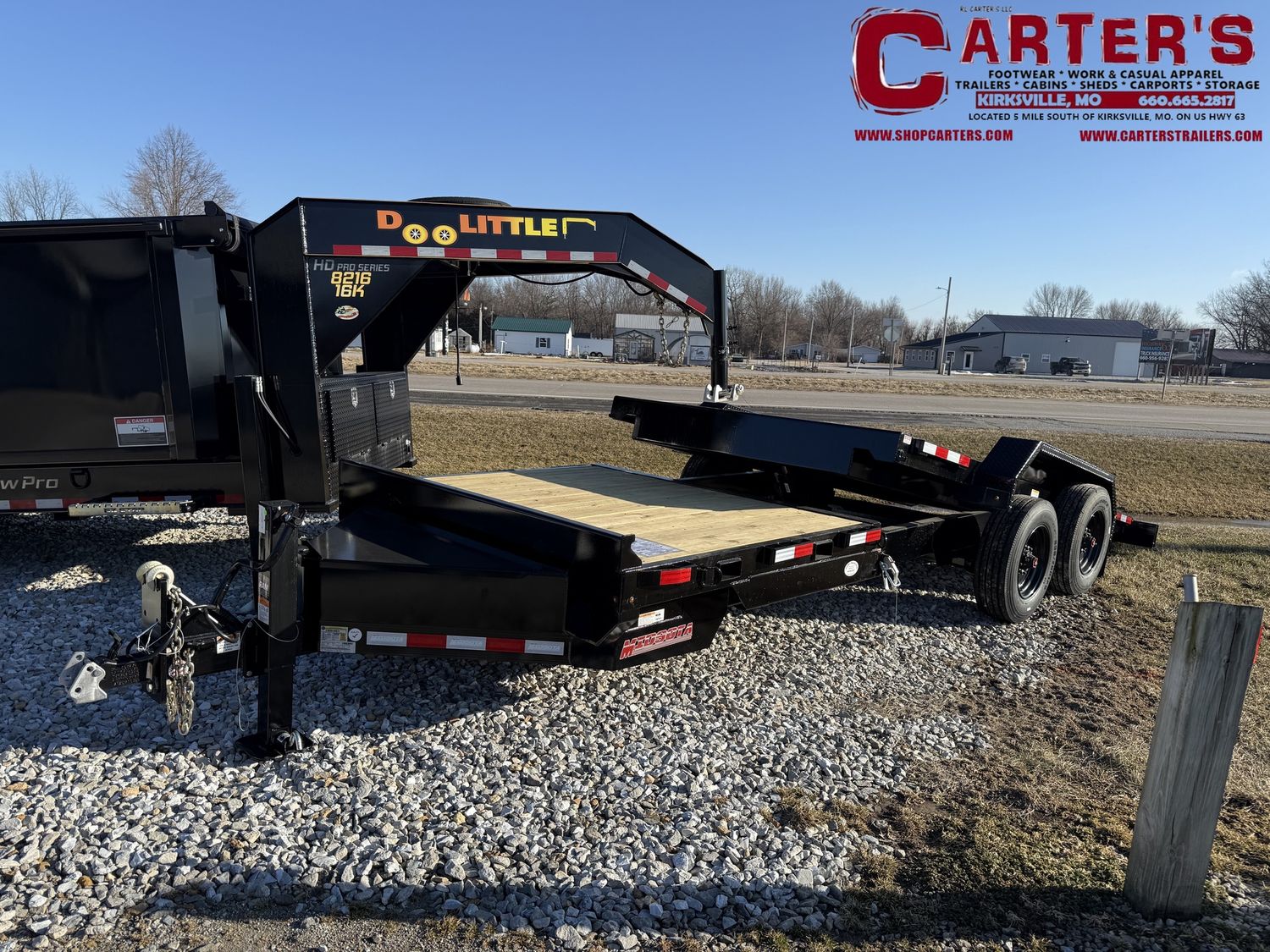 23819 *NEW* 2026 MIDSOTA 83" X 16' TILT + 6' STATIONARY T/A TBHD SERIES 22,000 GVWR EQUIPMENT TRAILER *INCLUDES 5-YEAR MANUFACTURER'S FRAME WARRANTY!*