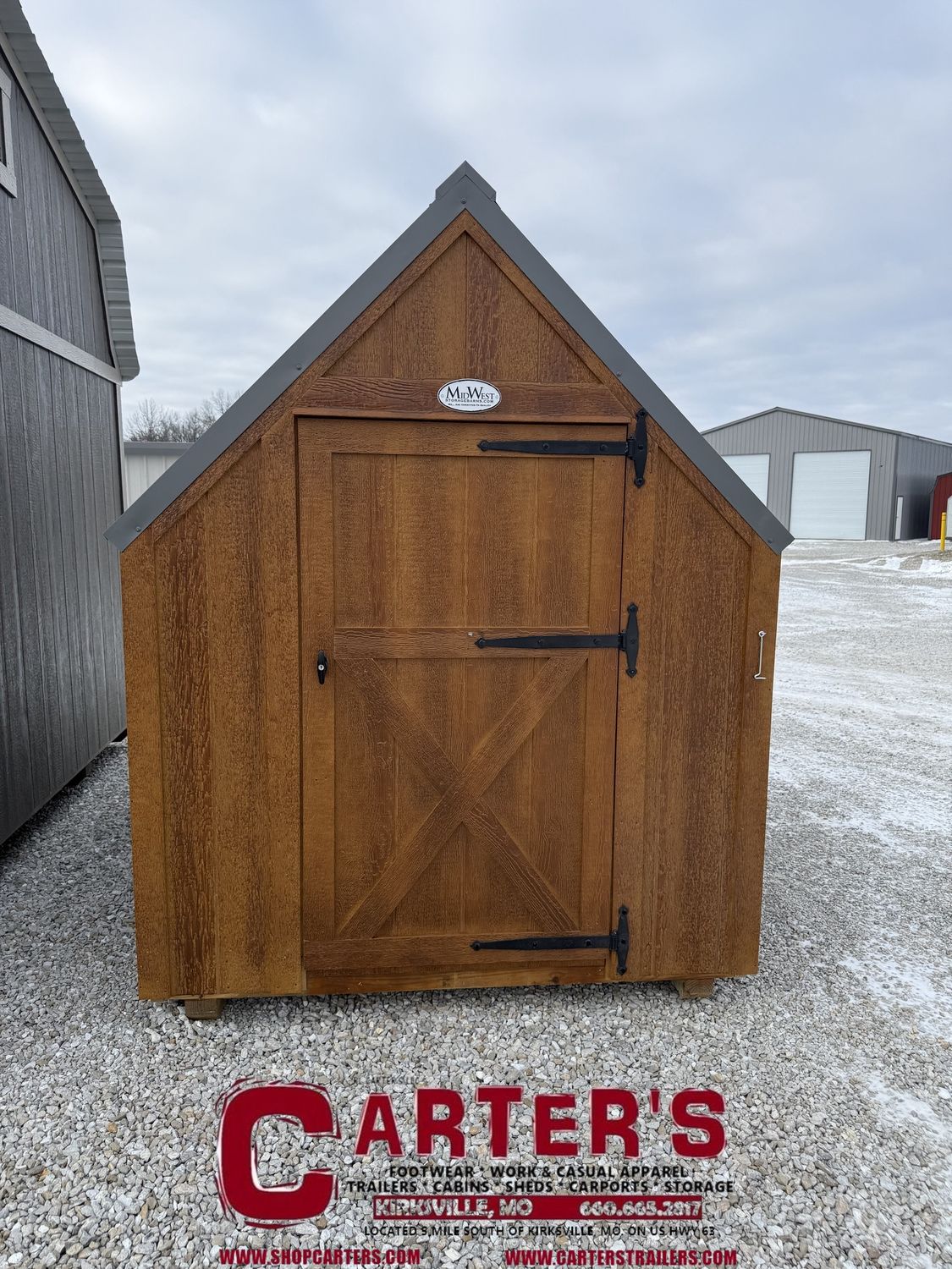 *NEW* 6' X 8' BUTTERNUT &amp; CHARCOAL WALK-IN CHICKEN COOP