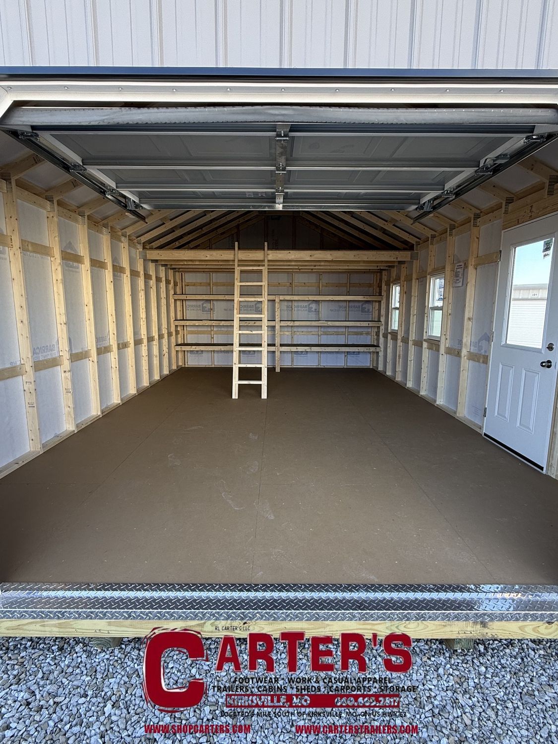 *NEW* 15' X 24' CLAY &amp; BLACK DELUXE GARAGE