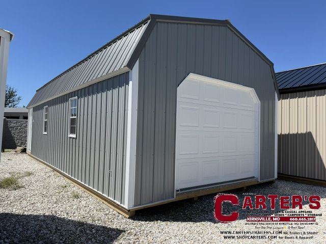 *NEW* 15' X 32' *MAINTENANCE-FREE STEEL EXTERIOR* GAMBREL LOFTED GARAGE
