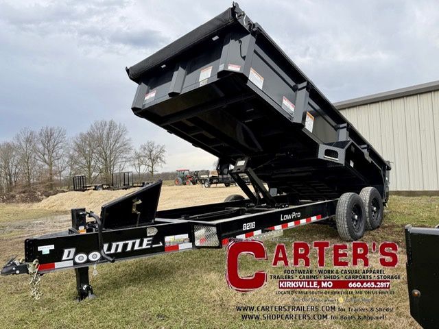 76087 *NEW* 2026 DOOLITTLE 82" X 16' T/A 14,000 GVWR SCISSOR LIFT MASTER DUMP TRAILER *INCLUDES 5 YEAR FRAME WARRANTY!*