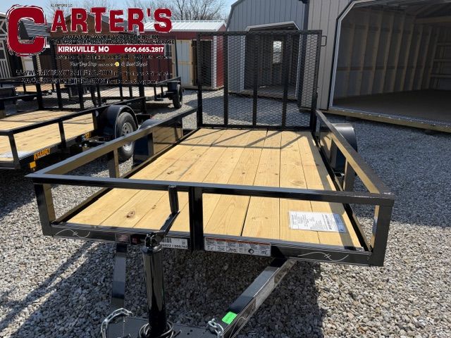 66762 *NEW* 2026 KEARNEY 5' X 10' S/A STANDARD DUTY ANGLE-TOP UTILITY TRAILER W/ 4' SPRING-ASSISTED RAMP GATE *INCLUDES 2 YEAR MANUFACTURER'S WARRANTY!*