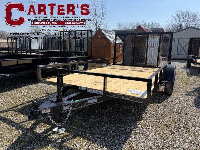 66767 *NEW* 2026 KEARNEY 83" X 12' S/A STANDARD DUTY ANGLE-TOP UTILITY TRAILER W/ 4' SPRING-ASSISTED RAMP GATE *INCLUDES 2 YEAR MANUFACTURER'S WARRANTY!*