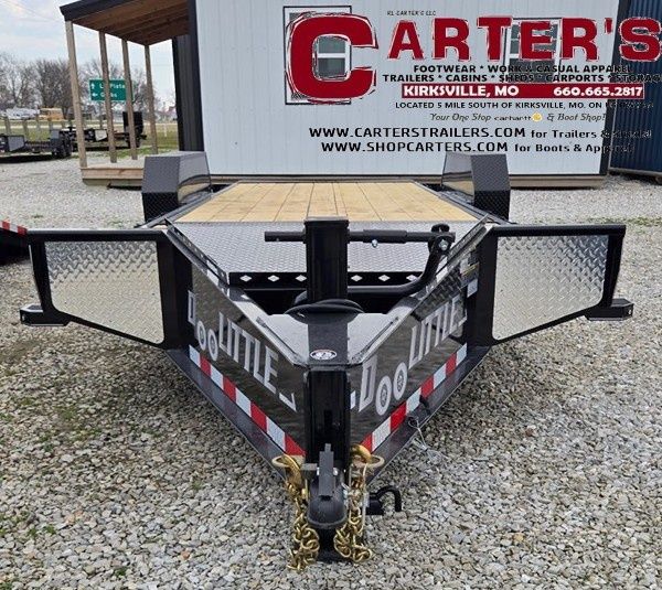 76491 *NEW* 2026 DOOLITTLE 82" X 16' TILT + 6' STATIONARY EZ LOADER GT 14,000 GVWR EQUIPMENT TRAILER *INCLUDES 5 YEAR FRAME WARRANTY!*