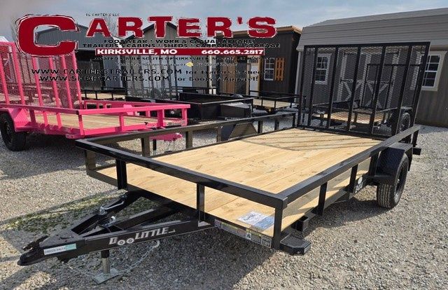 76492 *NEW* 2026 DOOLITTLE 84" X 14' S/A TUBE-TOP SERIES UTILITY TRAILER W/ 5' EZ-LIFT SPRING-ASSISTED RAMP GATE &amp; 5 YEAR FRAME WARRANTY!