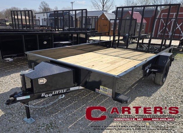 76493 *NEW* 2026 DOOLITTLE 84" X 12' S/A SS SERIES UTILITY TRAILER W/ 5' EZ-LIFT SPRING-ASSISTED RAMP GATE!  *INCLUDES 5 YEAR FRAME WARRANTY!*