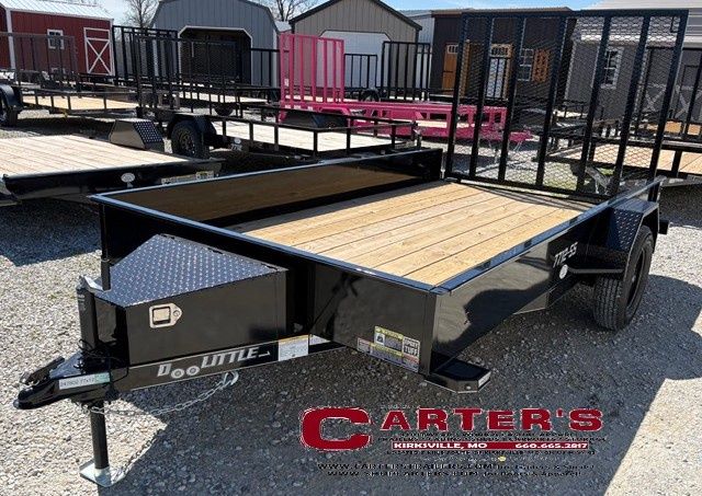77676 *NEW* 2026 DOOLITTLE 77" X 12' S/A SS SERIES UTILITY TRAILER W/ 5' EZ-LIFT SPRING-ASSISTED RAMP GATE! *5 YEAR FRAME WARRANTY!*