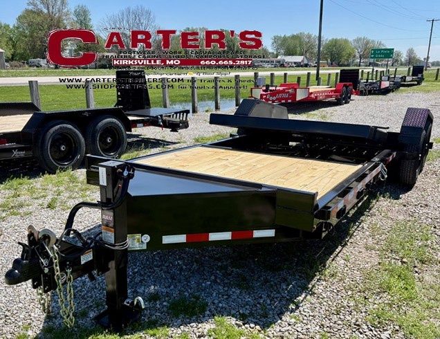 26429 *NEW* 2026 83" X 16' TILT + 6' STATIONARY (22' TOTAL) T/A 15,400 GVWR TB SERIES EQUIPMENT TRAILER *INCLUDES 5 YEAR FRAME WARRANTY!*