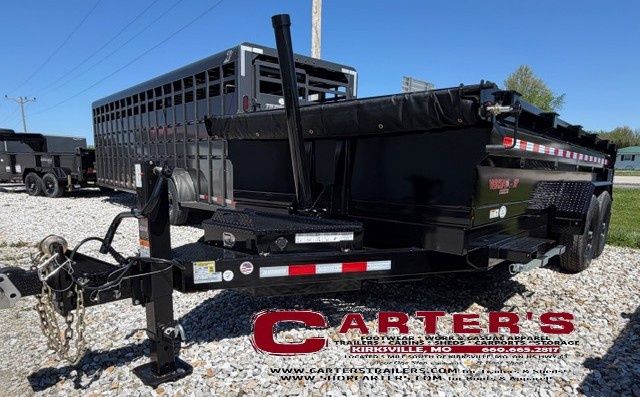 26781 *NEW* 2026 MIDSOTA 82" X 16' T/A 15,400 GVWR TELESCOPIC LIFT VERSA DUMP TRAILER *INCLUDES 5 YEAR FRAME WARRANTY!*