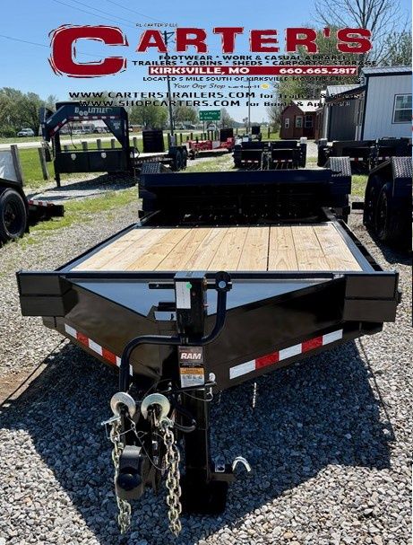 24387 *NEW* 2026 83" X 16' TILT + 8' STATIONARY (24' TOTAL) T/A 15,400 GVWR TB SERIES EQUIPMENT TRAILER *INCLUDES 5 YEAR FRAME WARRANTY!*