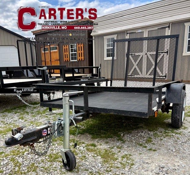 17225 ~*PRE-OWNED*~ 2015 CARRY ON 4' X 6' S/A UTILITY TRAILER W/ 3' RAMP GATE *ROAD READY!*