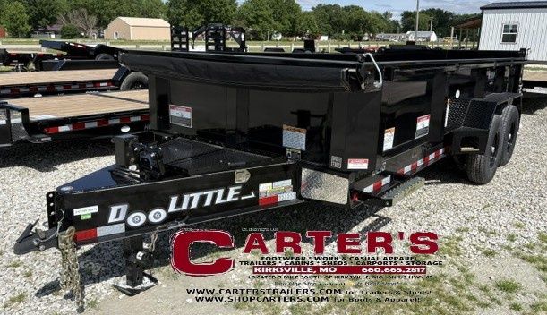77934 *NEW* 2026 DOOLITTLE 82" X 16' T/A 14,000 GVWR SCISSOR LIFT MASTER DUMP TRAILER *INCLUDES 5 YEAR FRAME WARRANTY!*