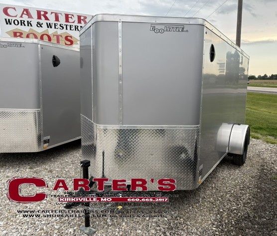 78112 *NEW* 2026 DOOLITTLE 6' X 12' S/A CARGO TRAILER (SILVER) W/ REAR RAMP DOOR &amp; SIDE DOOR *INCLUDES 5 YEAR FRAME WARRANTY!*