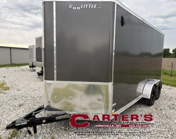78114 *NEW* 2026 DOOLITTLE 7' X 16' T/A CARGO W/ REAR RAMP DOOR, SIDE DOOR, + 6" EXTRA HEIGHT! *INCLUDES 5 YEAR FRAME WARRANTY!*
