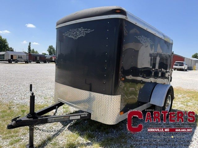 84616 ~*PRE-OWNED*~ 2009 5’ X 8’ S/A CARGO TRAILER W/ REAR RAMP DOOR *ROAD READY!*