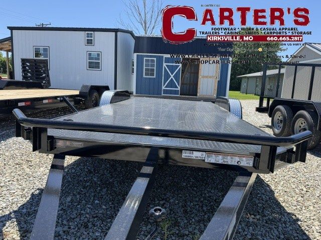 67531 *NEW* 2026 KEARNEY 83" X 20' (16' FLAT + 4' DOVETAIL) T/A STANDARD DUTY STEEL FLOOR CAR HAULER TRAILER (BLACK) - *INCLUDES 2 YEAR MANUFACTURER'S WARRANTY!*