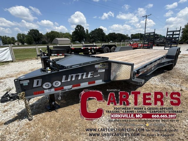 78420 *NEW* 2027 DOOLITTLE 82" X 20' + 2' DOVE XTREME 14,000 GVWR EQUIPMENT TRAILER W/ 5' HEAVY DUTY FLIP-UP RAMPS! (GRAY) *INCLUDES 5 YEAR FRAME WARRANTY!*