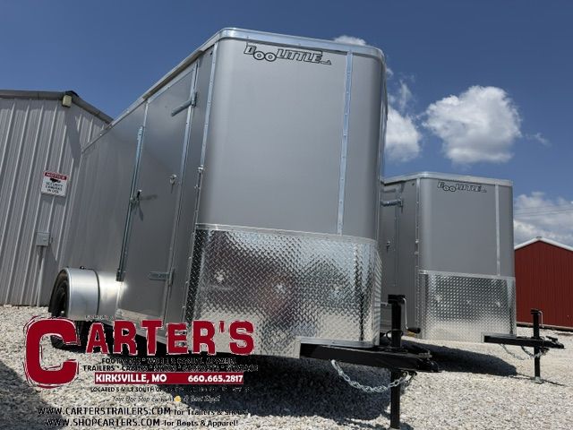 78659 *NEW* 2027 DOOLITTLE 6' X 12' S/A CARGO TRAILER (SILVER) W/ REAR RAMP DOOR &amp; SIDE DOOR + 6' EXTRA HEIGHT! *INCLUDES 5 YEAR FRAME WARRANTY!*