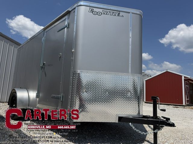 78660 *NEW* 2027 DOOLITTLE 6' X 12' S/A CARGO TRAILER (SILVER) W/ REAR RAMP DOOR &amp; SIDE DOOR *INCLUDES 5 YEAR FRAME WARRANTY!*