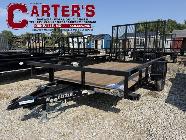 78904 *NEW* 2027 DOOLITTLE 84" X 12' S/A TUBE-TOP UTILITY TRAILER W/ 5' SPRING-ASSISTED RAMP GATE!