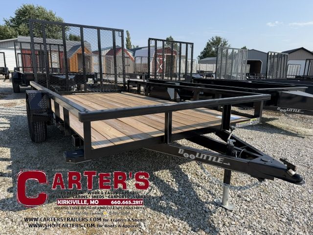 78904 *NEW* 2027 DOOLITTLE 84" X 12' S/A TUBE-TOP UTILITY TRAILER W/ 5' SPRING-ASSISTED RAMP GATE!