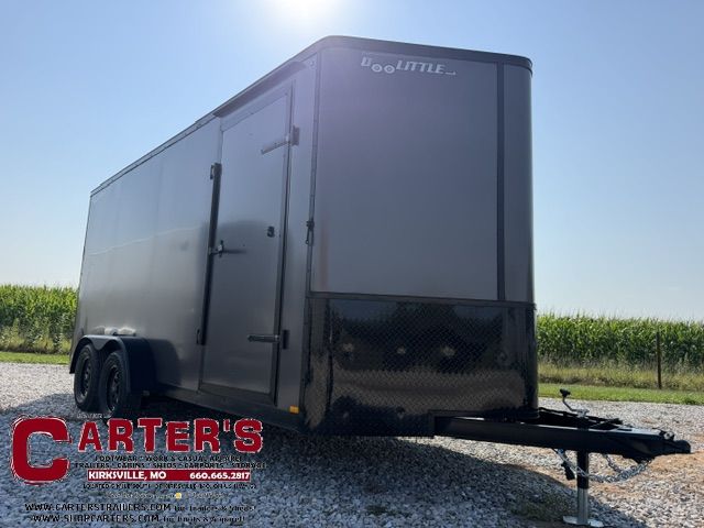 78908 *NEW* 2027 DOOLITTLE 7' X 16' T/A CARGO W/ REAR RAMP DOOR, SIDE DOOR, + 6" EXTRA HEIGHT, &amp; *BLACK OUT PACKAGE!* ~INCLUDES 5 YEAR FRAME WARRANTY!~