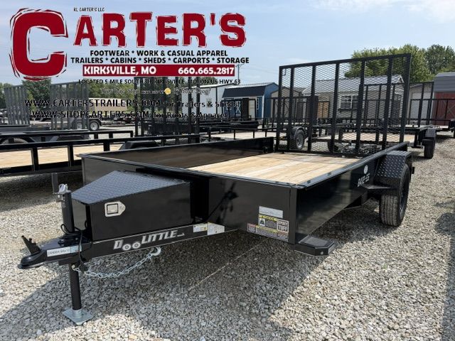 79081 *NEW* 2027 DOOLITTLE 84" X 12' S/A SS SERIES UTILITY TRAILER W/ 5' EZ-LIFT SPRING-ASSISTED RAMP GATE! *INCLUDES 5 YEAR FRAME WARRANTY!*