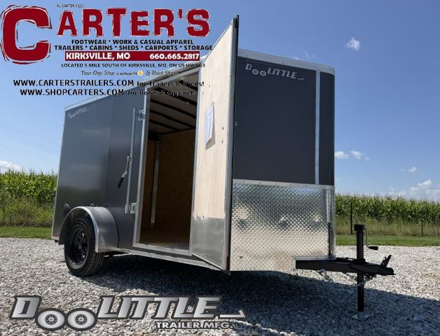 79048 *NEW* 2027 DOOLITTLE 6' X 10' S/A CARGO TRAILER W/ REAR RAMP DOOR! *INCLUDES 5 YEAR FRAME WARRANTY!*