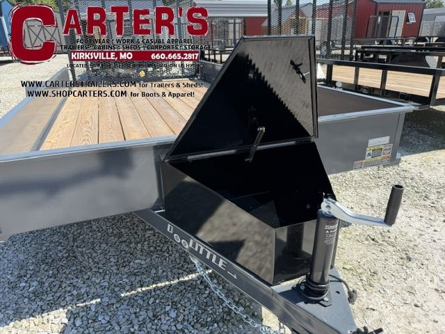 79047 *NEW* 2027 DOOLITTLE 84" X 14' S/A SS SERIES UTILITY TRAILER (GRAY) W/ 5' EZ-LIFT SPRING-ASSISTED RAMP GATE! *INCLUDES 5 YEAR FRAME WARRANTY!*