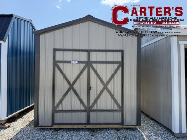 *NEW* 9' X 12' COTTAGE - CLAY &amp; BRONZE MAINTENANCE-FREE STEEL EXTRIOR
