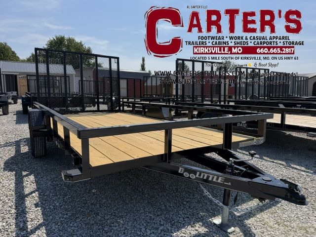 79118 *NEW* 2027 DOOLITTLE 84" X 14' S/A TUBE-TOP SERIES UTILITY TRAILER W/ 5' EZ-LIFT SPRING-ASSISTED RAMP GATE &amp; 5 YEAR FRAME WARRANTY!