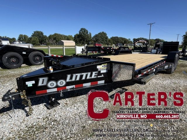 79213 *NEW* 2027 DOOLITTLE 82" X 19' + 3' DOVE XTREME 14,000 GVWR EQUIPMENT TRAILER W/ 3' MINI MAMMOTH RAMPS *INCLUDES 5 YEAR FRAME WARRANTY!