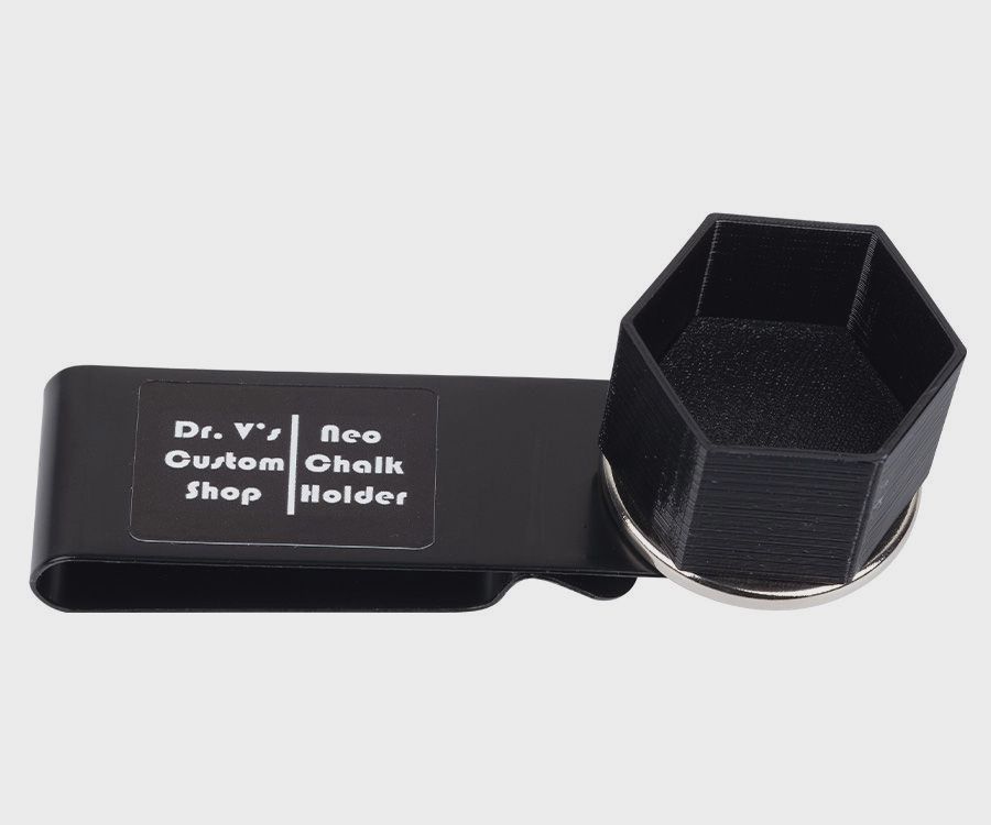 Dr V Neo Chalk Holder-Hexagon, color: Black