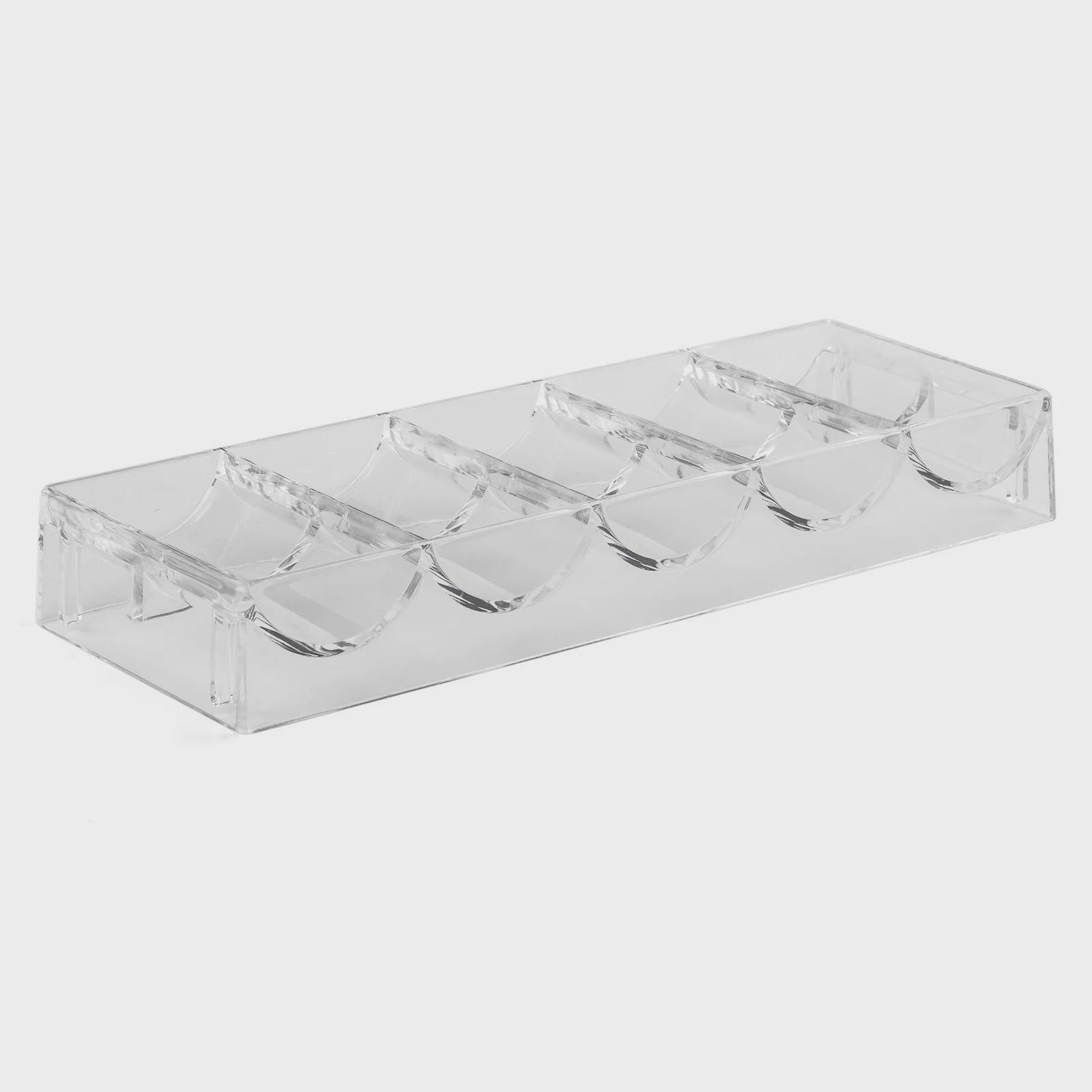 100 Chip Tray - Clear Acrylic