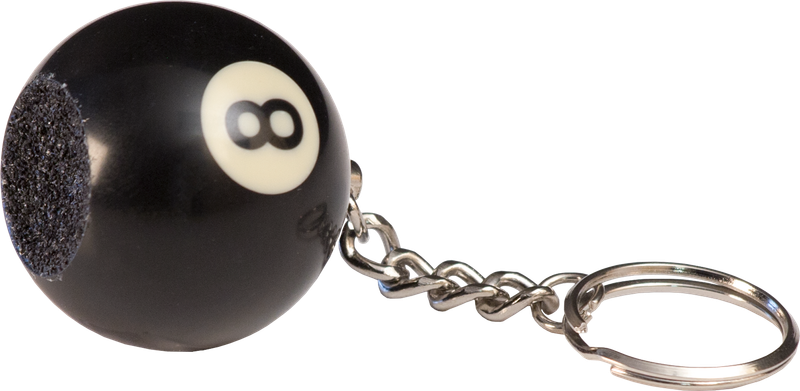 8 Ball Keychain w/Scuffer