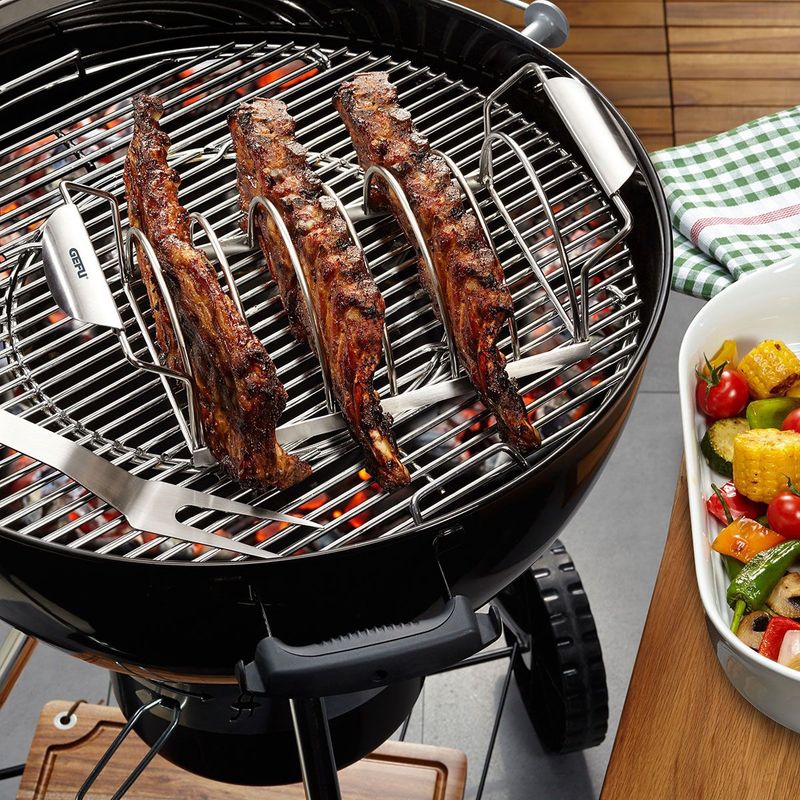 BBQ Stainess Steel Grill Rack-Spare Ribs