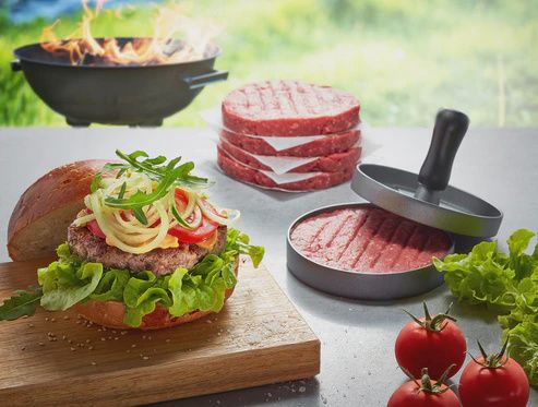 Hamburger Press-BBQ- Black handle