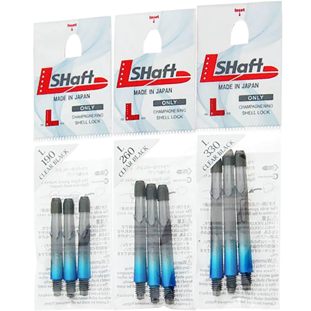 Two Tone L shaft, Style: 190, color: Blue, model: Black top