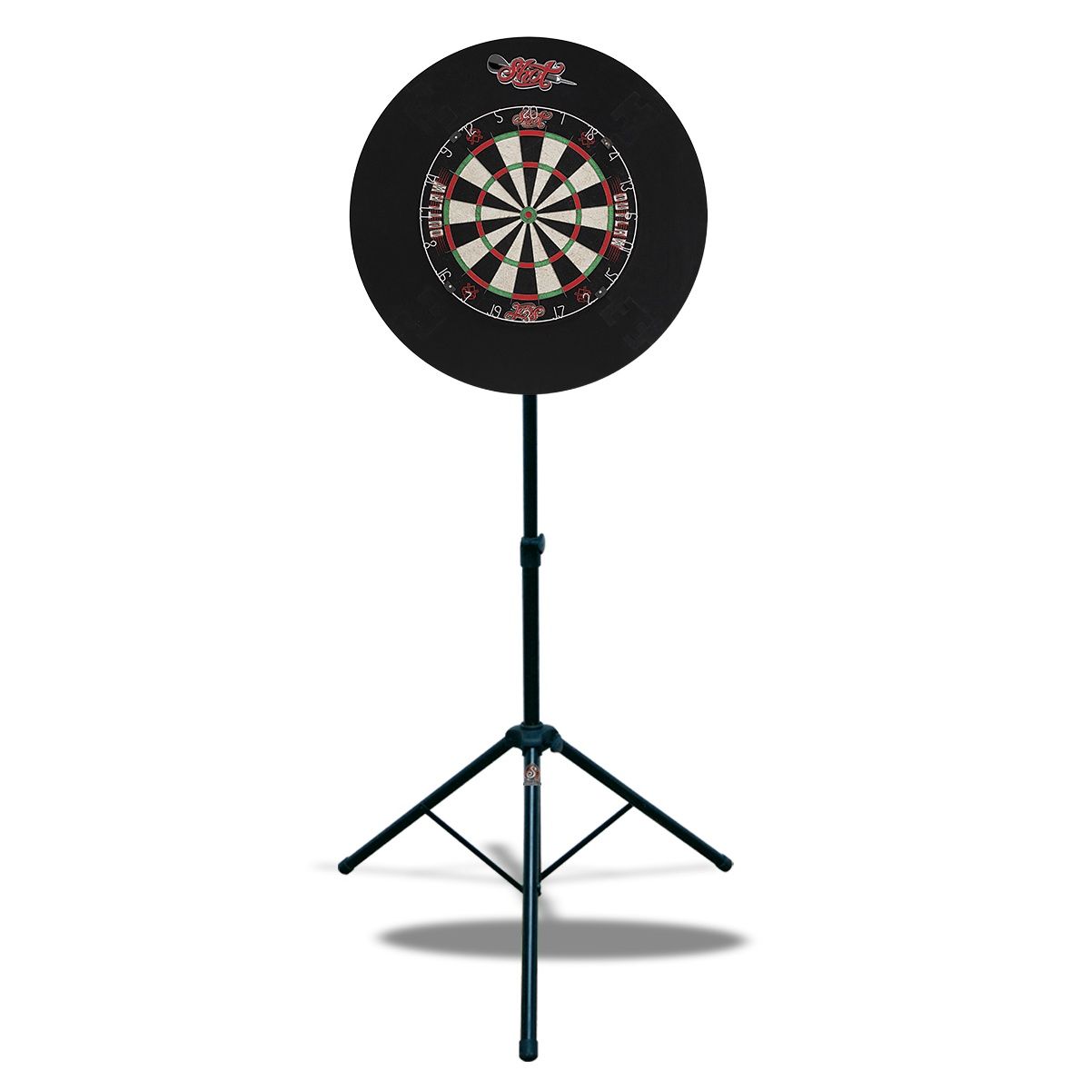 Tripod Dart Stand-Shot