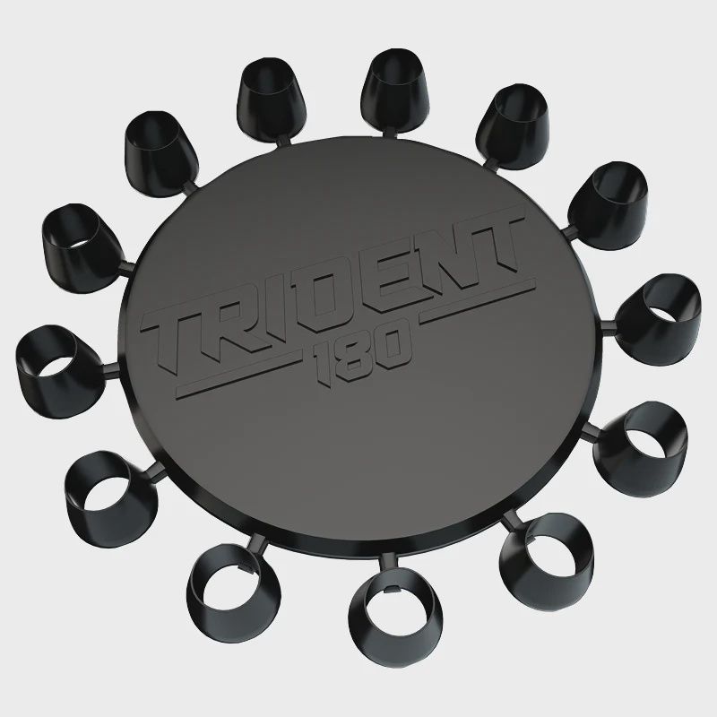 Trident 180 point guards, color: Black
